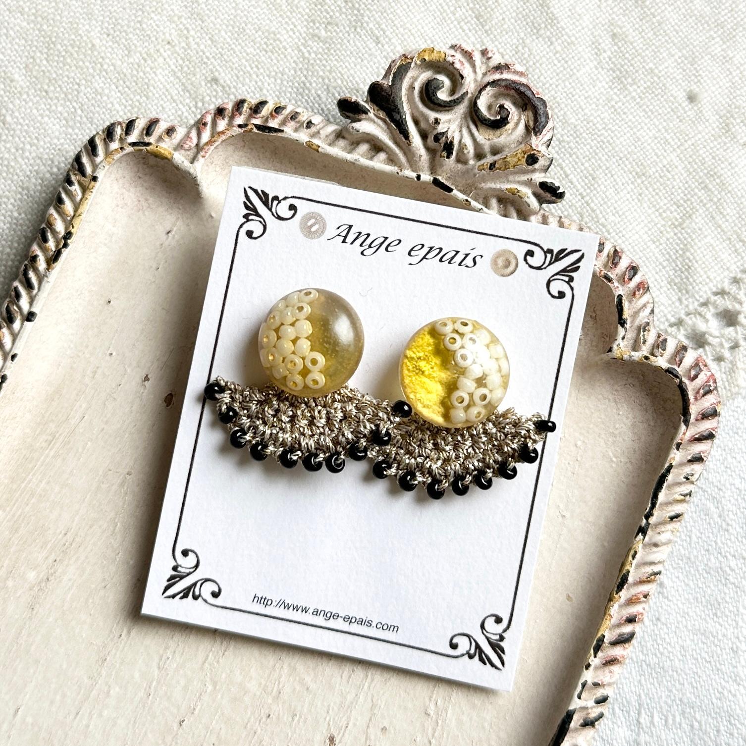 カスタム耳飾り・ピアスゴールド