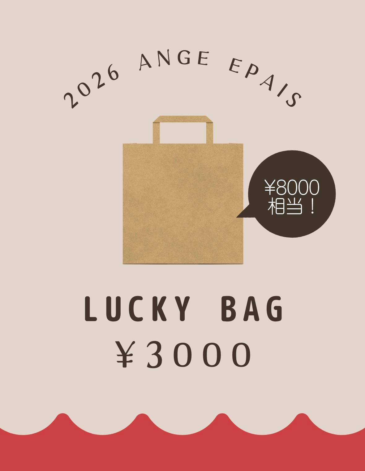送料無料でとってもお得なlucky bag 発売