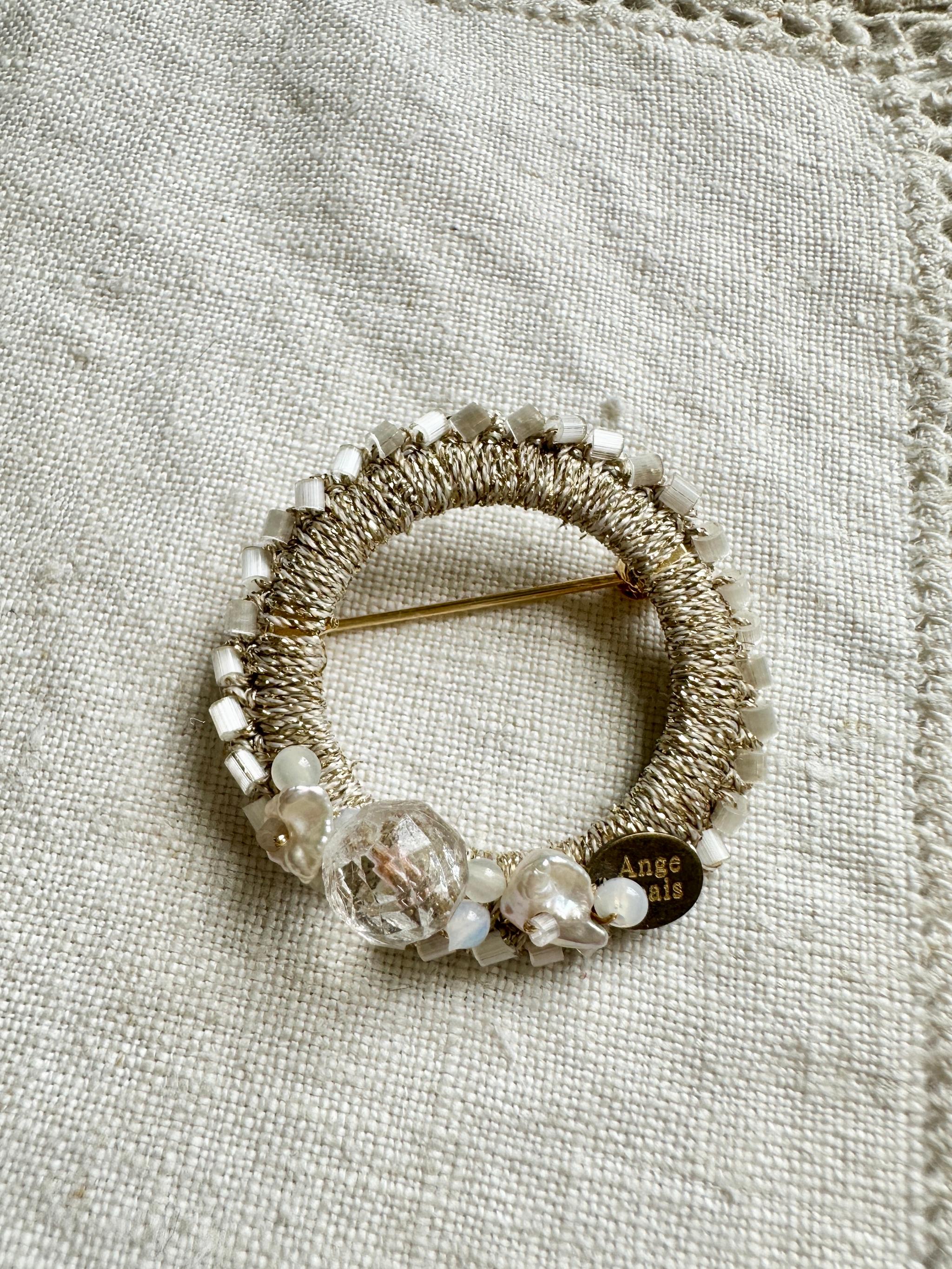 クロシェリングブローチ・ゴールド | 3枚目