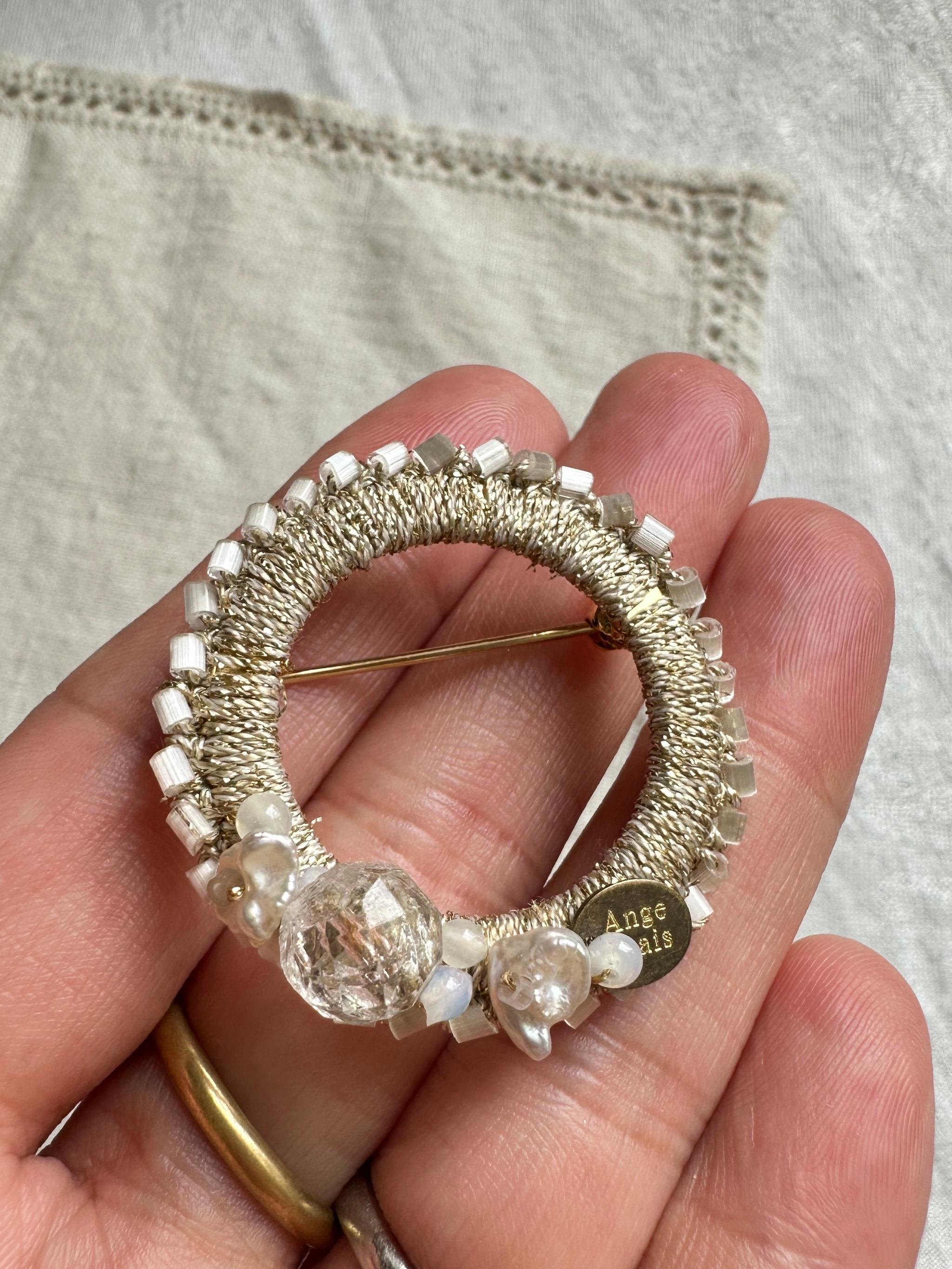 クロシェリングブローチ・ゴールド | 7枚目