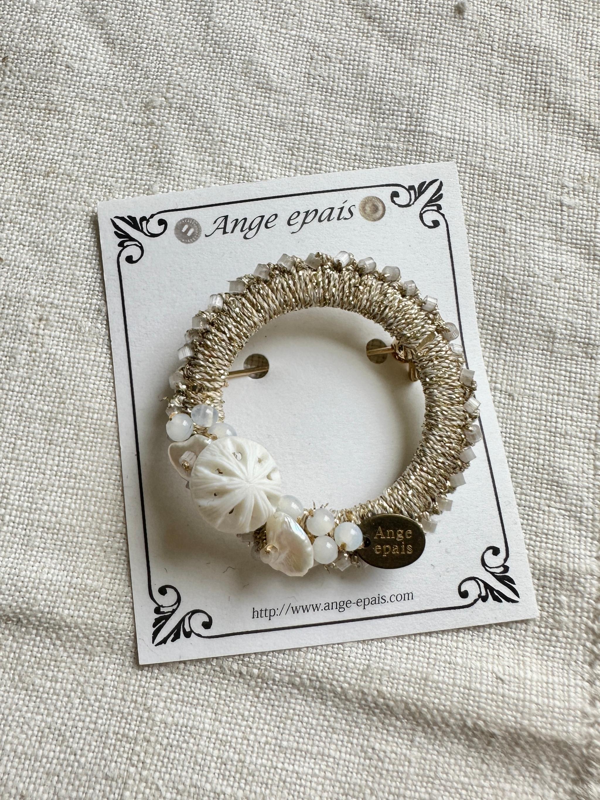 クロシェリングブローチ・ゴールド | 8枚目