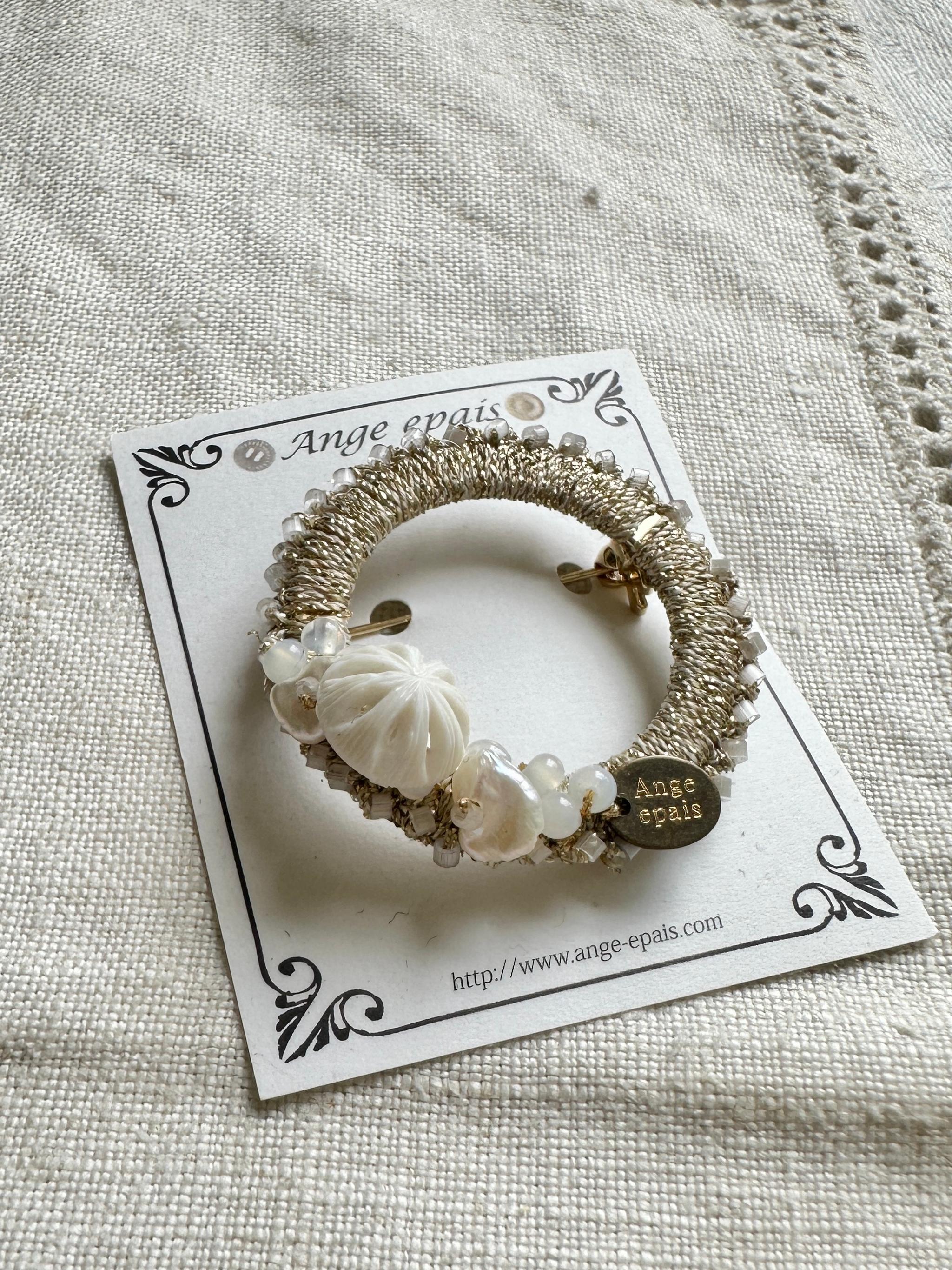 クロシェリングブローチ・ゴールド | 9枚目